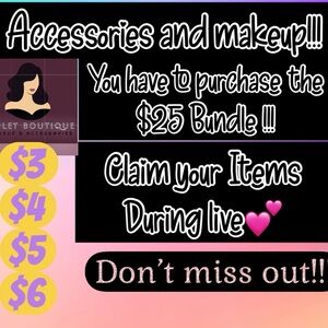 Accessory and Makeup Bundle Offer